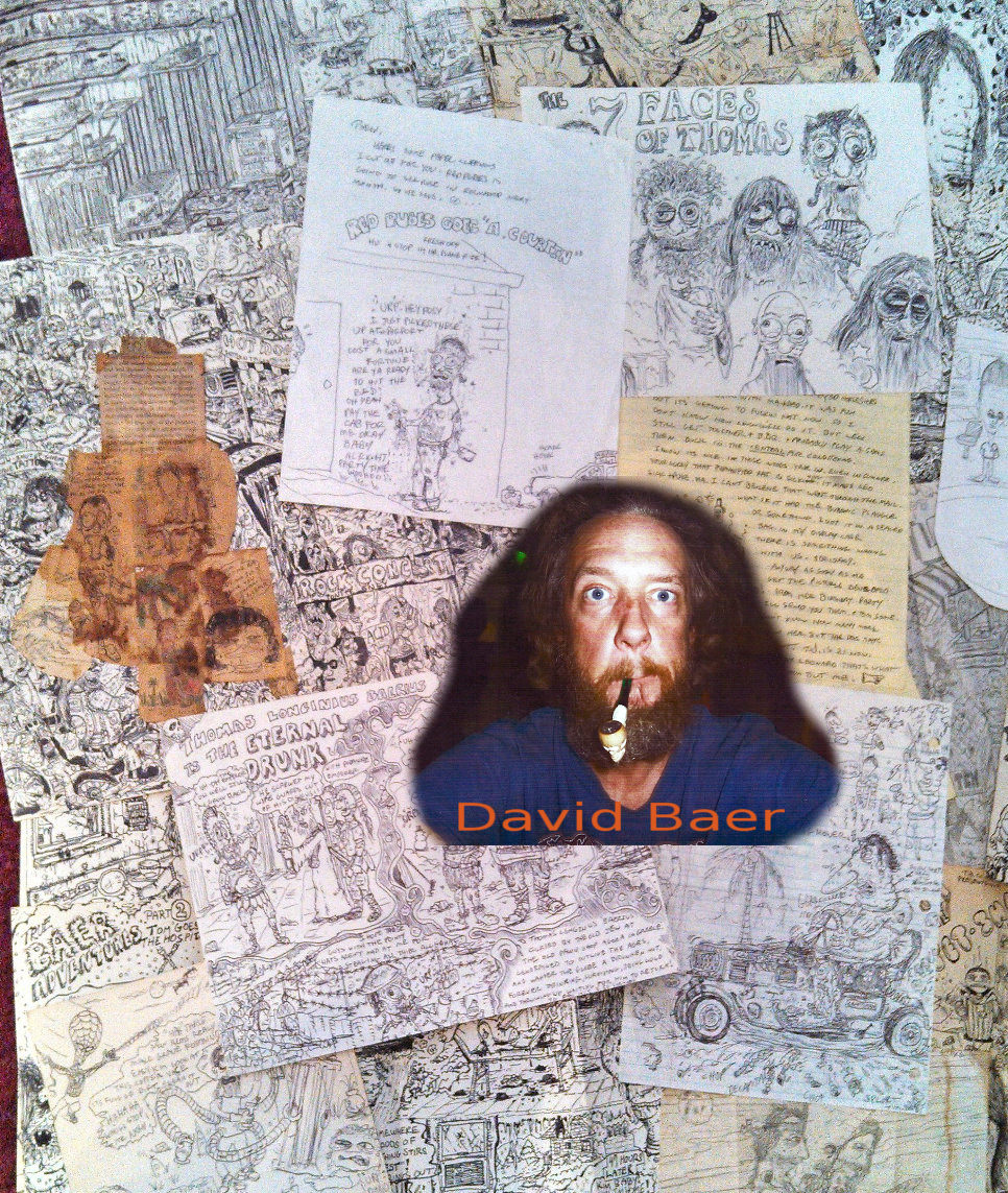 Original art with David Baer